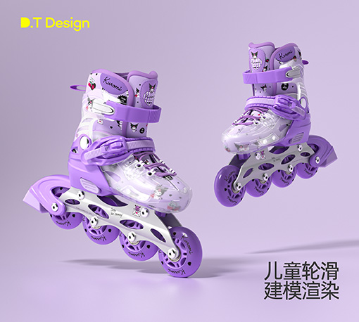 轮滑鞋品牌视觉与电商详情页设计